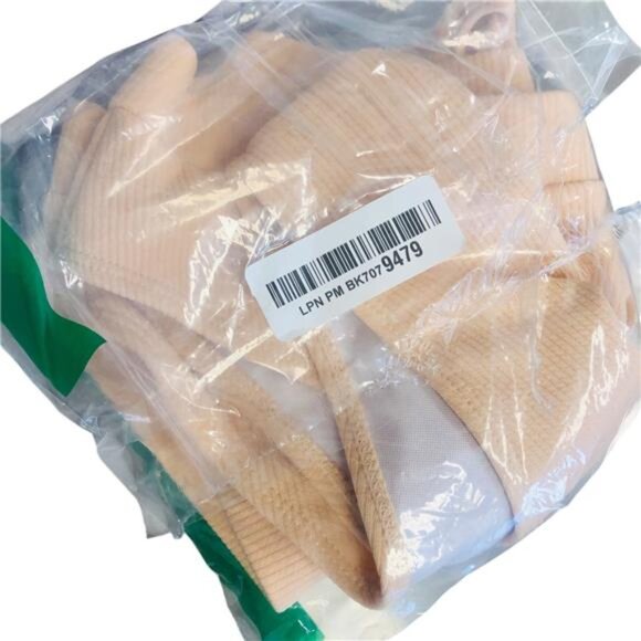 Lilosy High-Waisted Ribbed Bikini Set Cream White M - Picture 4 of 5